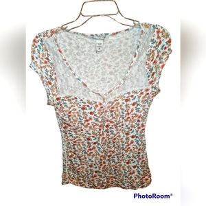 Medium Floral American Rag Young Women's Shirt